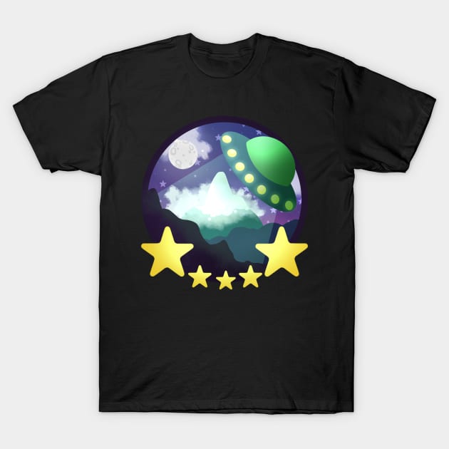 Starlit Abduction T-Shirt by EmzGalaxy